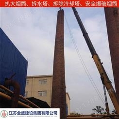 西藏拆除砖烟囱拆除高烟筒施工方案金盛高空团队