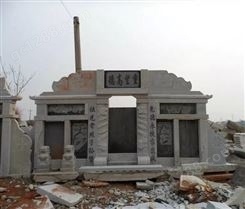 农村土葬墓碑设计加工曲阳传统墓碑批发家族墓碑定制汉白玉墓碑