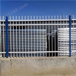 锌钢护栏厂区家用室外铁艺栅栏工厂庭院小区围墙围栏隔离防护栏杆
