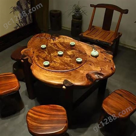 森雕北欧简约实木茶桌椅组合茶公室功夫茶桌家用中式客厅会客茶几