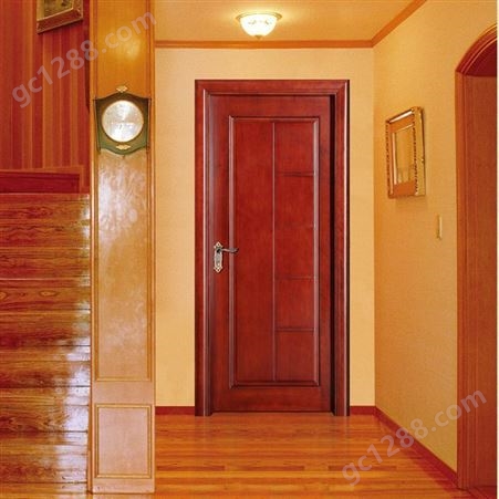 实木复合门 家装室内门 套装免漆门 森雕批发直供柚木门