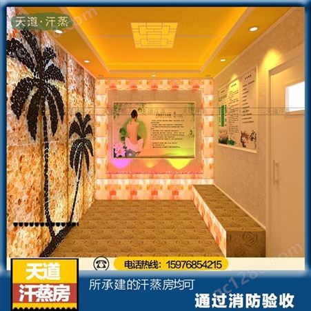 广东阳江市家用汗蒸房定制 安装湿蒸房公司 红雪松