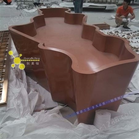 厂家多种造型不锈钢花盆 圆锥拉丝金属花盆