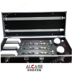 爱奇铝箱生产定制 航空箱 一装二LED航空箱 LED测试箱