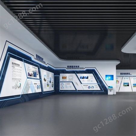 科技感企业展厅 大气展厅设计方案