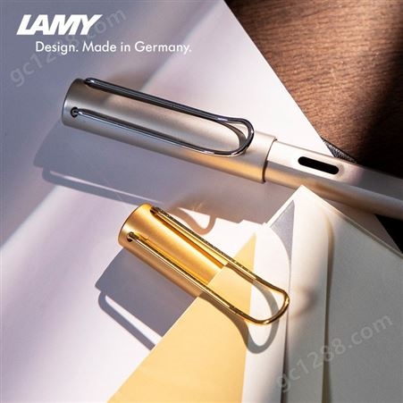 LAMY/凌美Lx50周年-钢笔 不锈钢镀铬笔尖0.5mm四色金属杆钢笔经典纪念版送笔筒 圣诞生日节日礼物 批发包邮