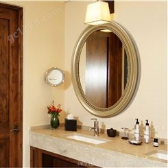 树脂 浴室镜 欧式PU梳妆镜 复古镜 酒店KTV装饰镜 KT022