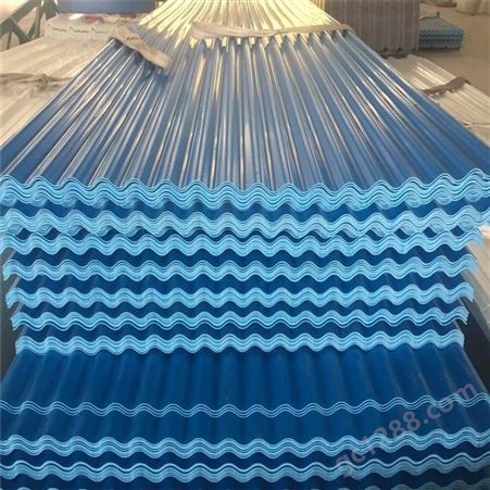 PVC彩钢瓦厂家 PVC塑钢瓦 三层隔热瓦 冶炼厂防腐专用瓦
