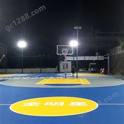 汕尾篮球场灯杆 YG-DG23L篮球场照明灯杆 球场照明灯具