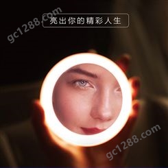 车上的LED灯化妆镜品牌_创意LED灯化妆镜厂_天沐