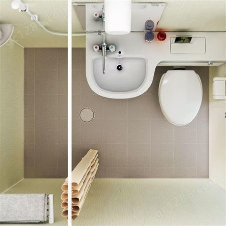 一体式整体卫生间 整体浴室厂家 澳普特 现场拼装 干湿分离