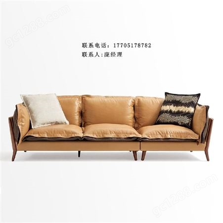 雅赫软装 办公沙发 走线设计合理 抗皱耐磨 外形美观大气 颜色可定制