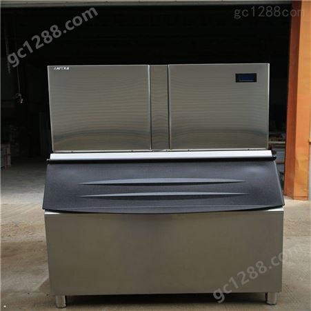 冰块制冰机 制冰机  不锈钢一体式制冰机 商用水吧平面工作台品牌制冰机
